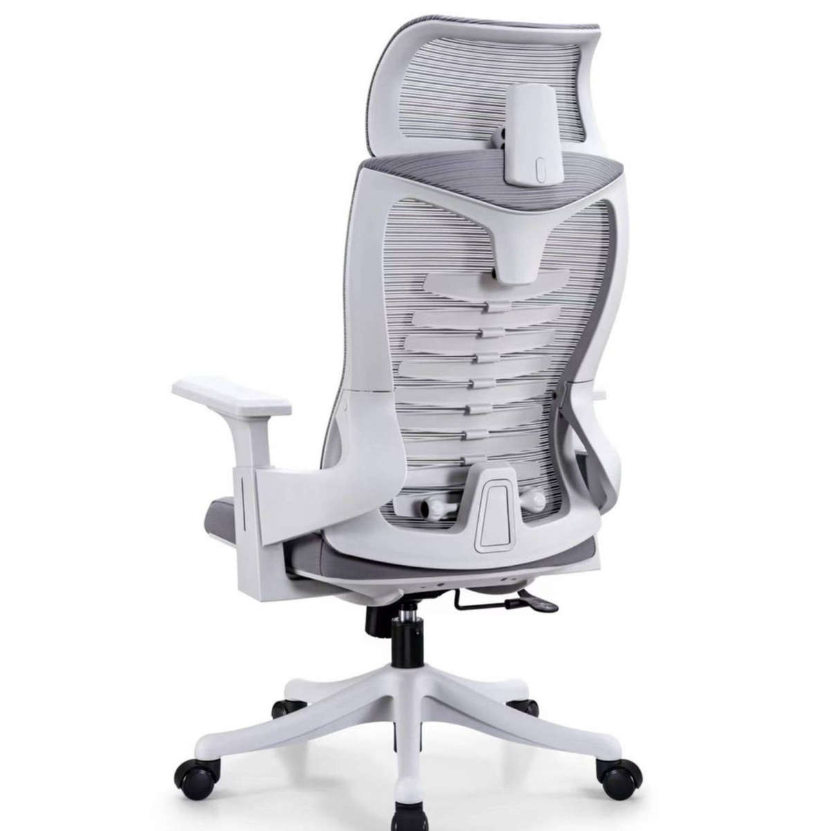 GREY High back Office Chair waist protection good material quality NEW