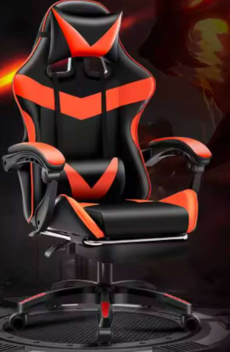 Pagani Ergonomic Office & Gaming Chair with Recline and Adjustable Height - Red