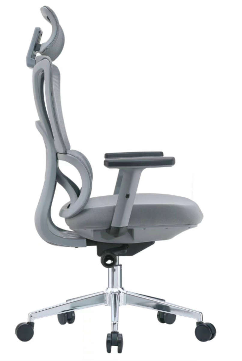 F16 Falcon Elite: Luxury Ergonomic Office Chair - Grey Demo