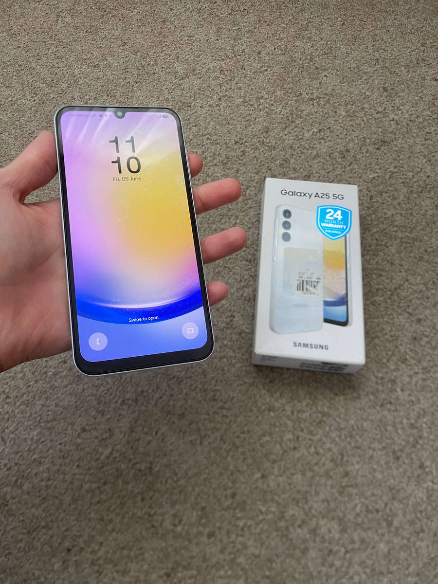 Samsung A25 5G Dual SIM 128gb 6gb ram good condition with box