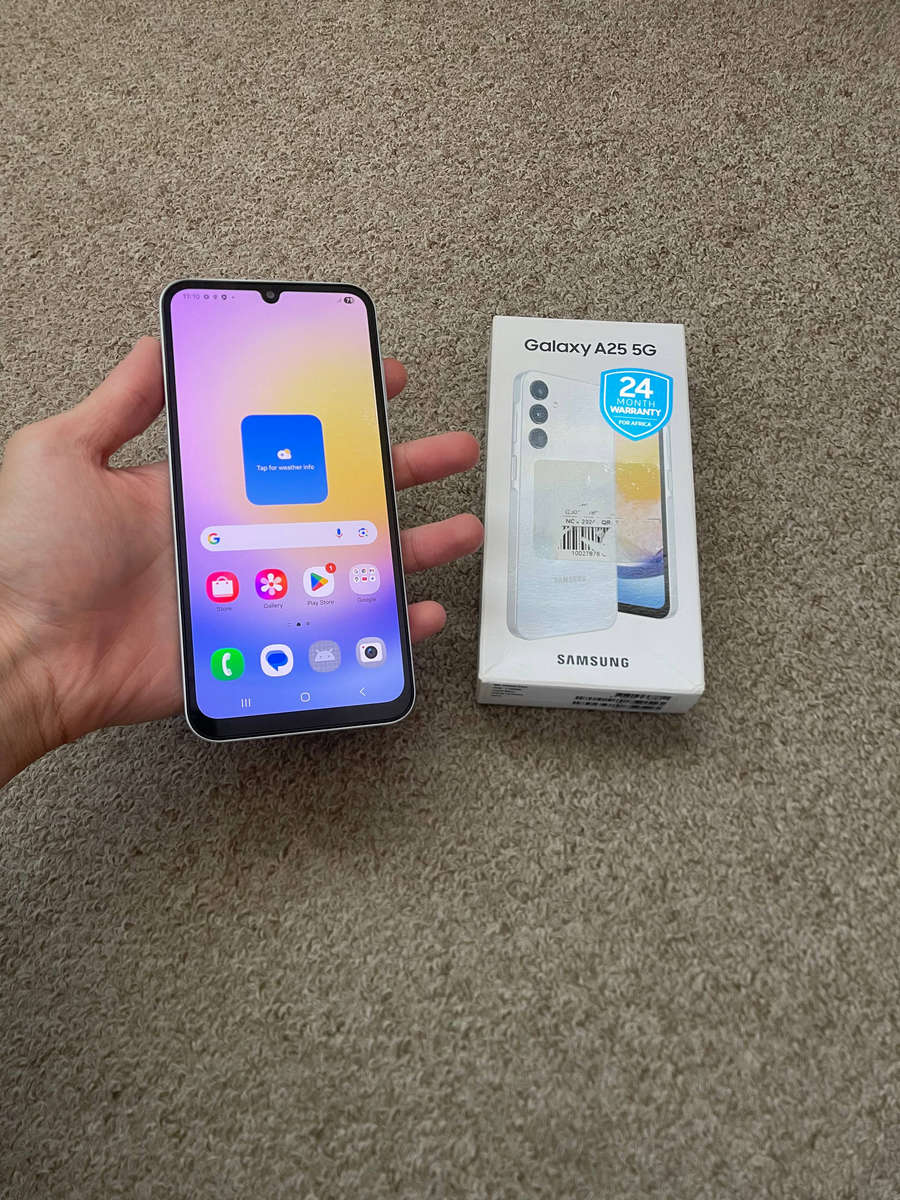 Samsung A25 5G Dual SIM 128gb 6gb ram good condition with box
