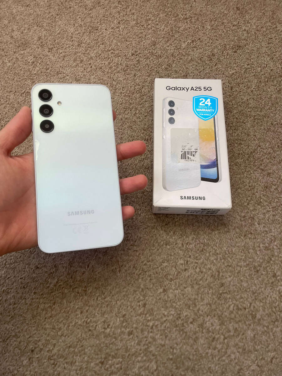 Samsung A25 5G Dual SIM 128gb 6gb ram good condition with box