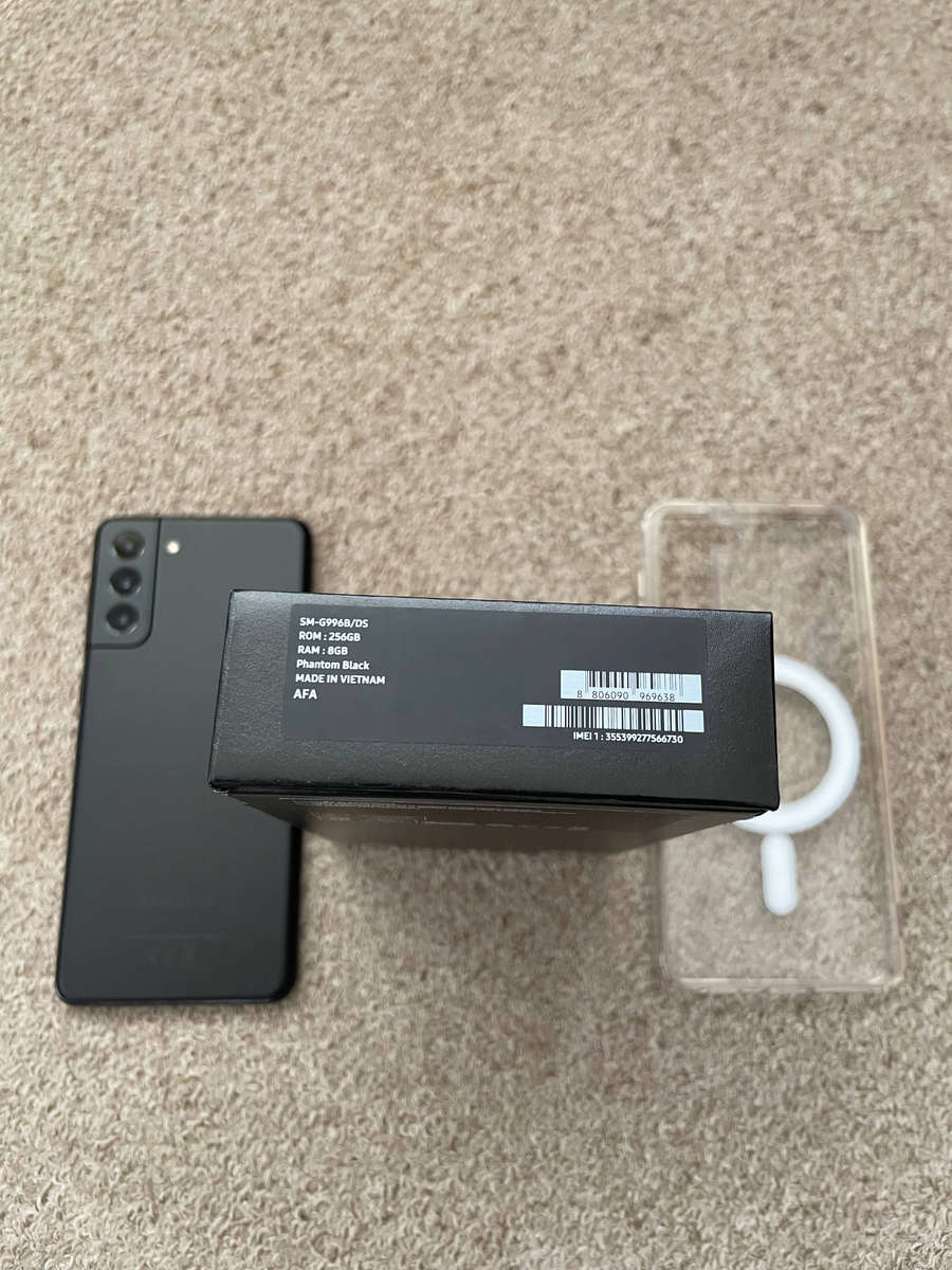 Samsung S21 Plus 256gb 8gb ram Dual sim with box and cover