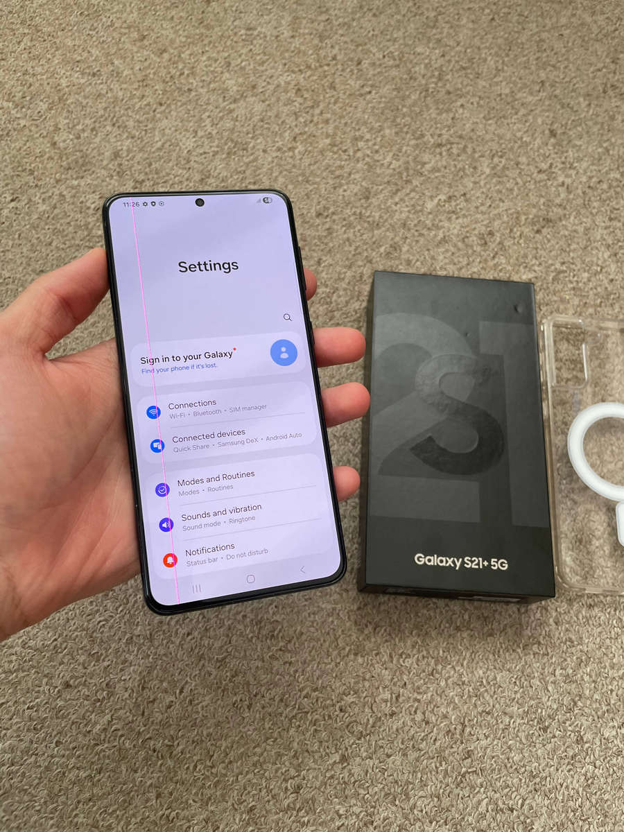 Samsung S21 Plus 256gb 8gb ram Dual sim with box and cover