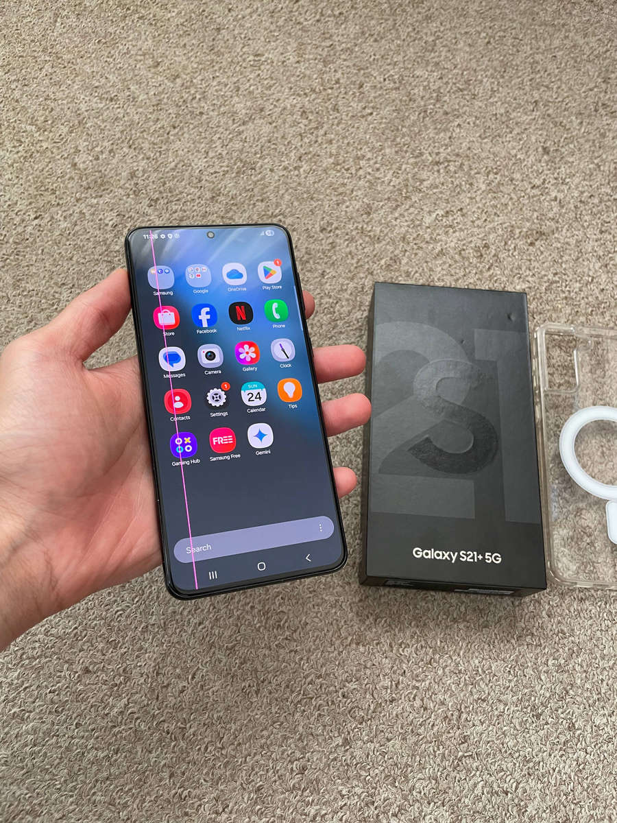 Samsung S21 Plus 256gb 8gb ram Dual sim with box and cover