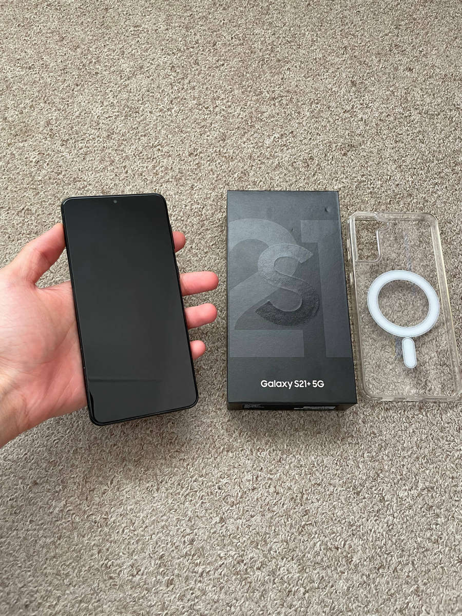 Samsung S21 Plus 256gb 8gb ram Dual sim with box and cover