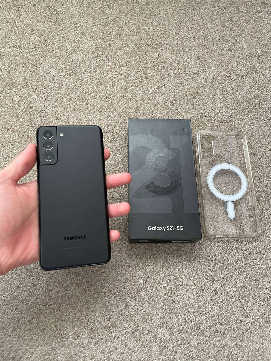 Samsung S21 Plus 256gb 8gb ram Dual sim with box and cover