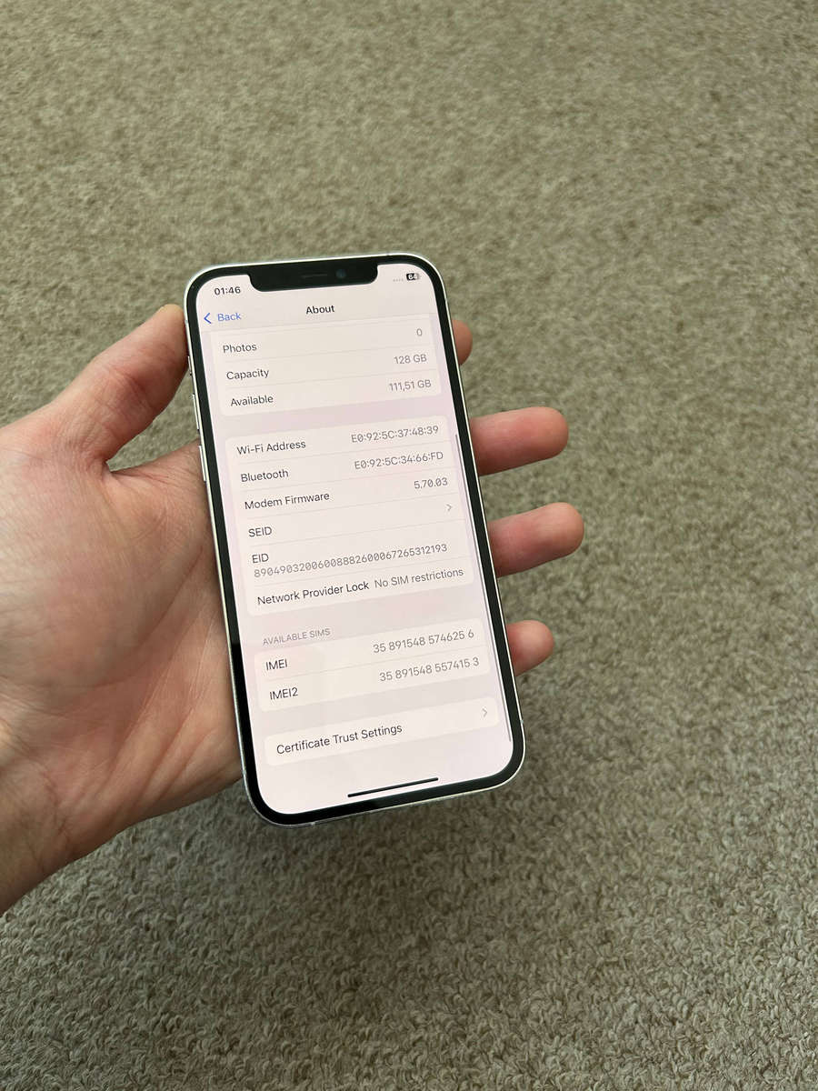 iPhone 12 Pro 128gb dual sim good condition