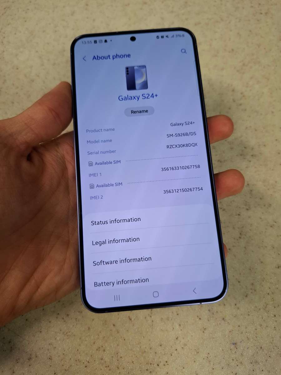 Samsung S24 Plus 256gb Dual sim 8gb ram Excellent condition