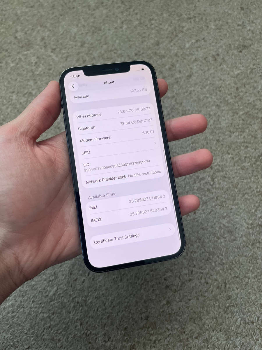 iPhone 12 Pro 128gb dual SIM - blue