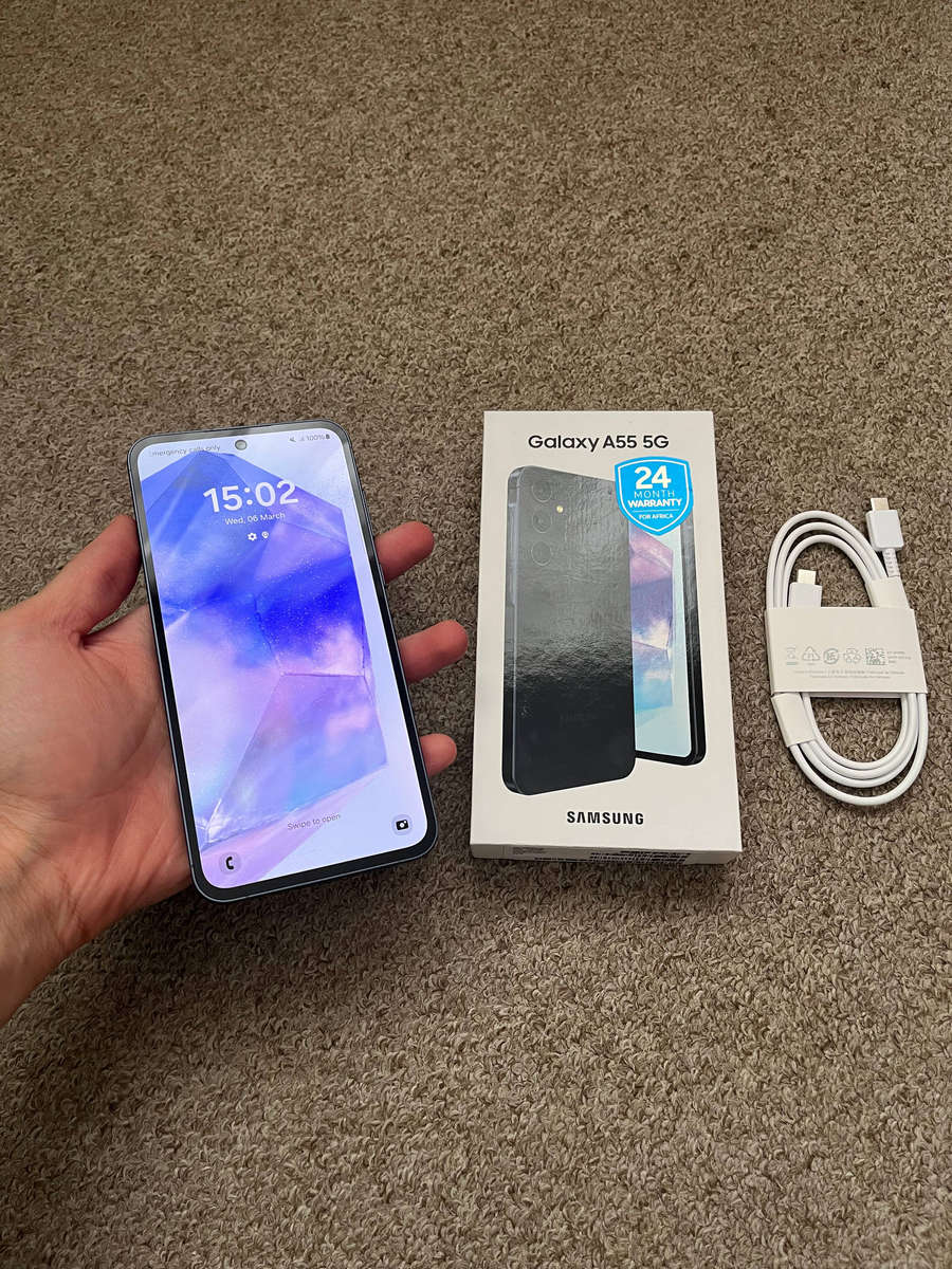 Samsung A55 5G 256gb 8gb ram Dual sim immaculate condition brand new open box