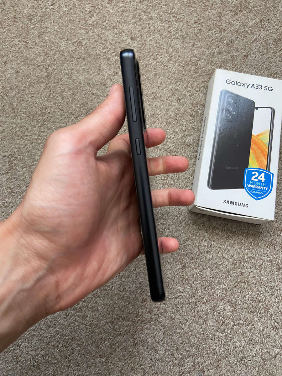 Samsung A33 5G 128gb Dual sim 6gb ram with box and cover