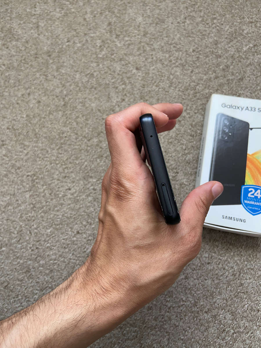 Samsung A33 5G 128gb Dual sim 6gb ram with box and cover