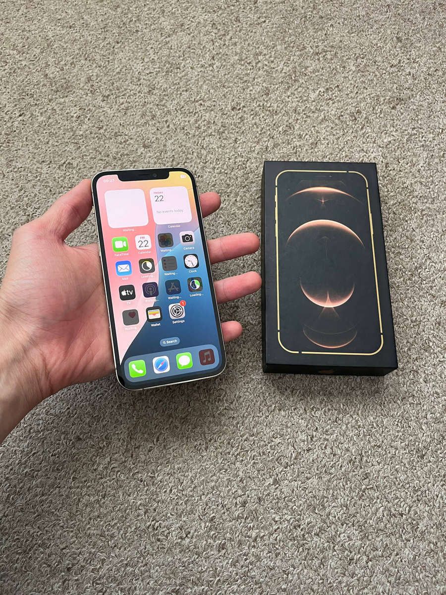 iPhone 12 Pro 128gb dual SIM with box and cover