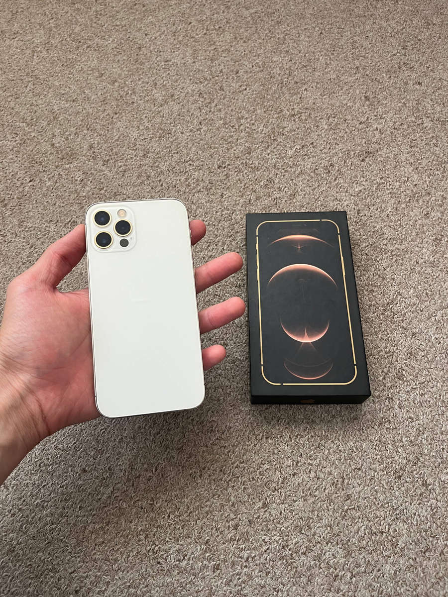 iPhone 12 Pro 128gb dual SIM with box and cover