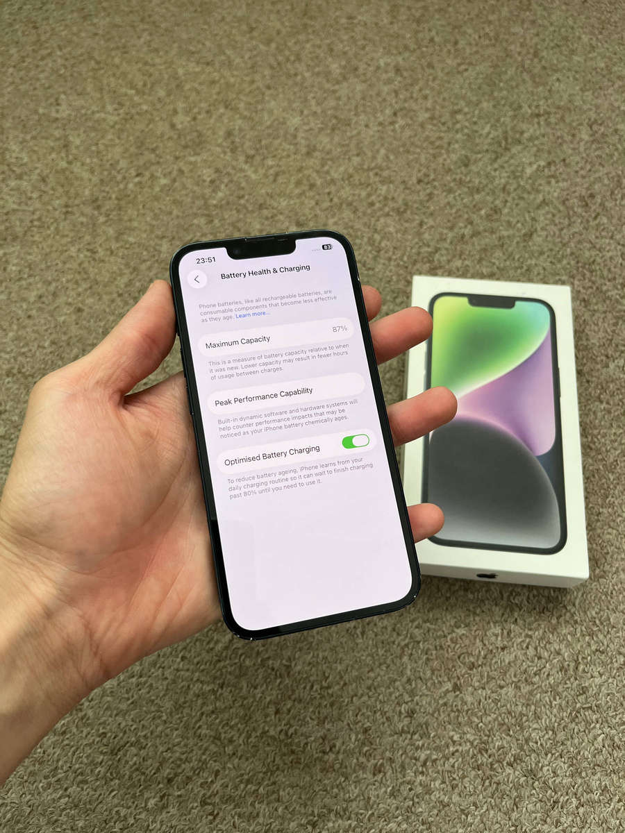 iPhone 14 128gb 6gb ram dual sim with box