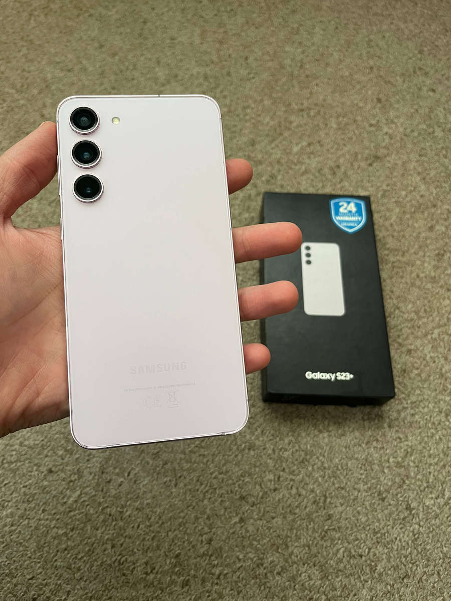 Samsung S23 plus 5G 256gb 8gb ram dual sim with box and cover