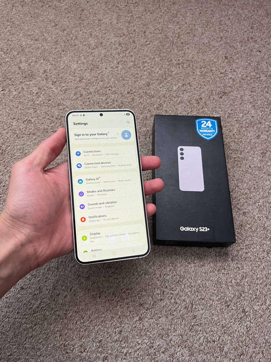 Samsung S23 plus 5G 256gb 8gb ram dual sim with box and cover