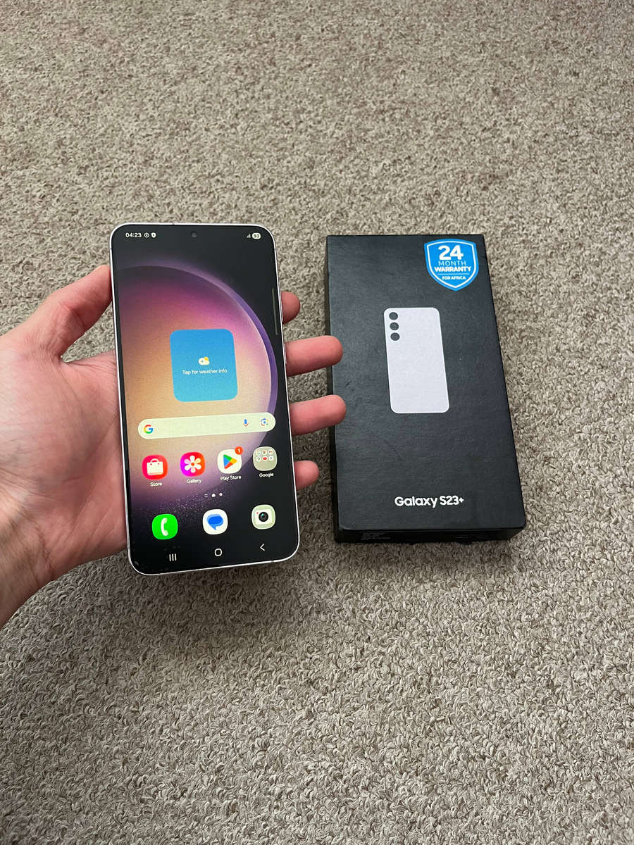 Samsung S23 plus 5G 256gb 8gb ram dual sim with box and cover