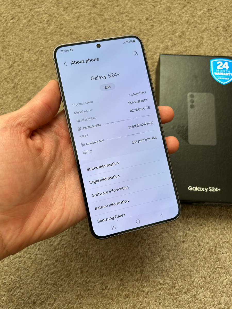 Samsung S24 Plus 256gb Dual sim Immaculate condition like brand new open box