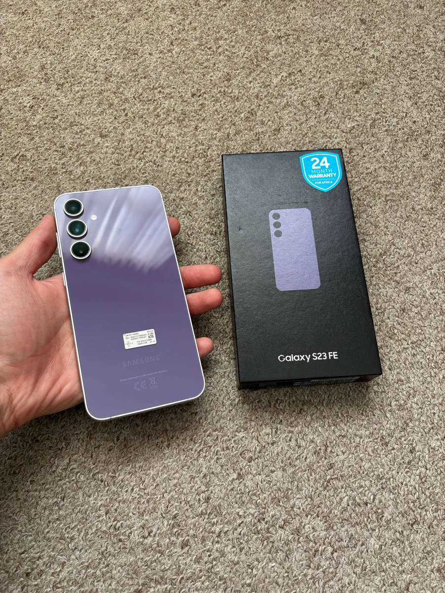 Samsung S23 FE 5G 256gb 8gb ram with box - purple