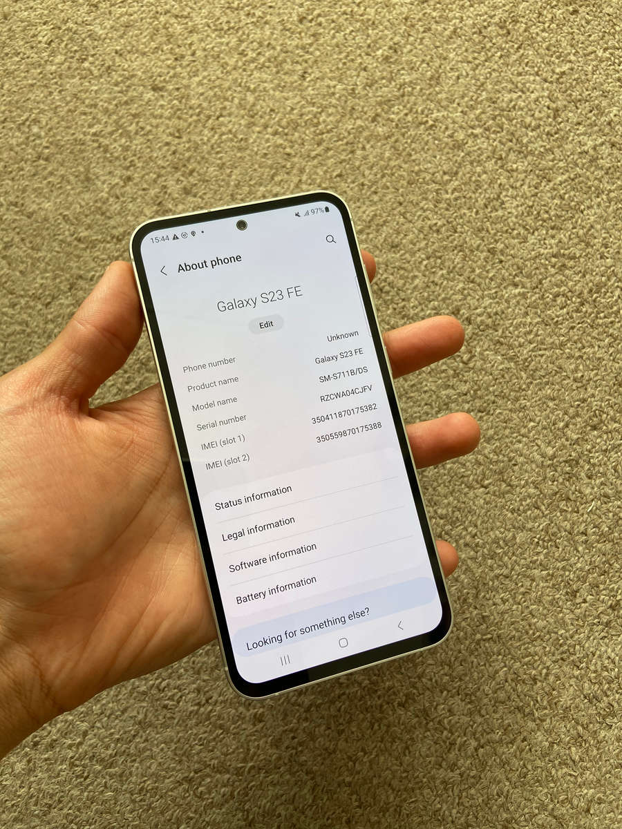Samsung S23 FE 5G 256gb 8gb ram Excellent condition