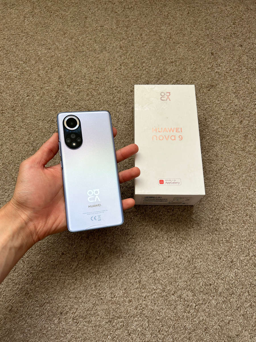 Huawei nova 9 single sim 128gb 8gb ram with box and cover