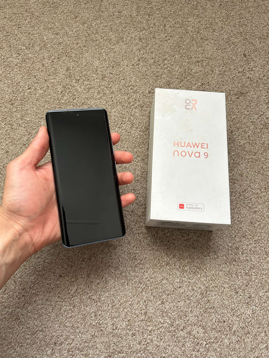 Huawei nova 9 single sim 128gb 8gb ram with box and cover