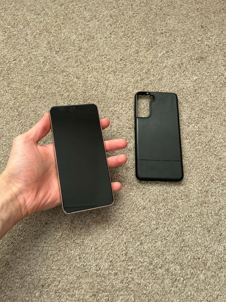 Samsung S21 5G 256gb Dual SIM phantom violet with cover