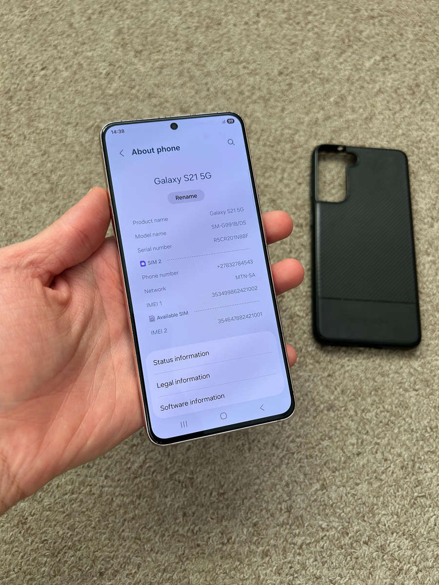 Samsung S21 5G 256gb Dual SIM phantom violet with cover