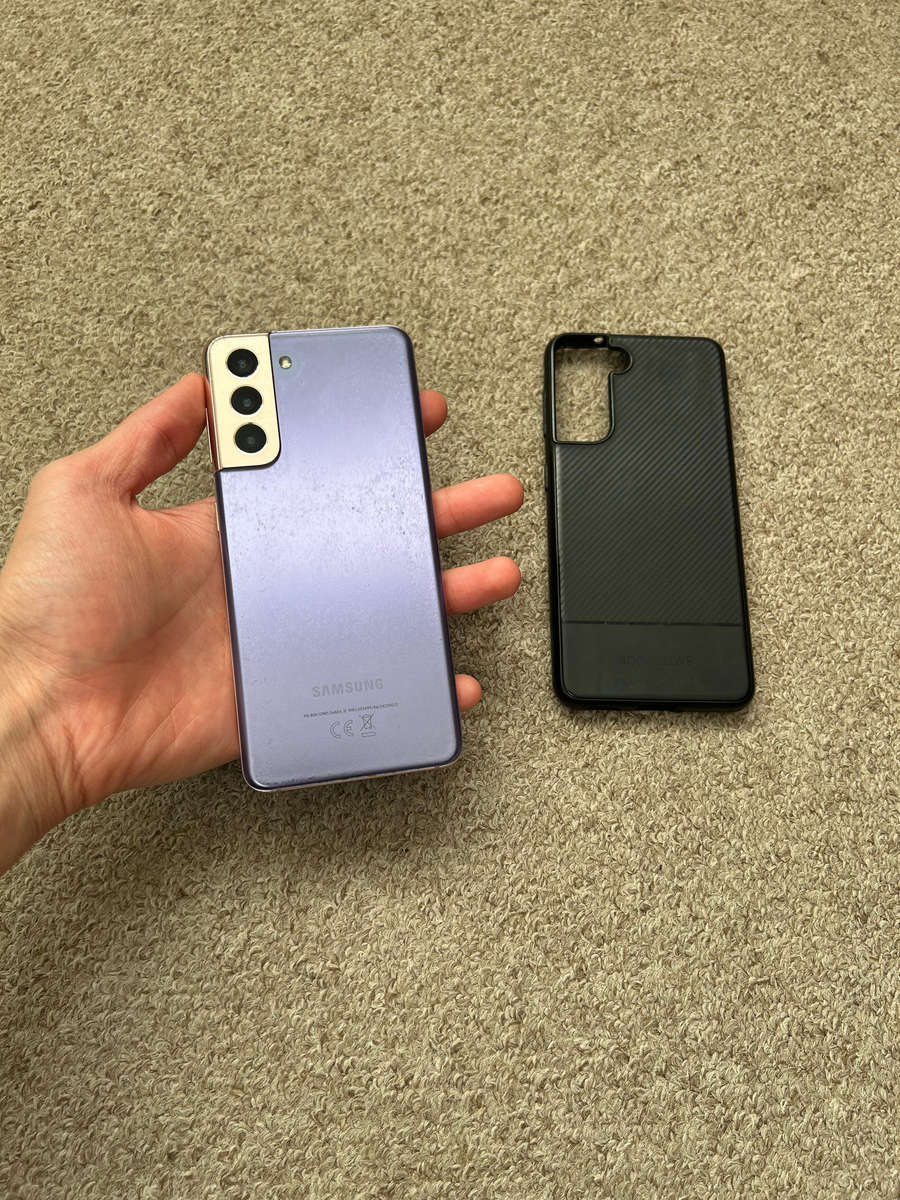 Samsung S21 5G 256gb Dual SIM phantom violet with cover