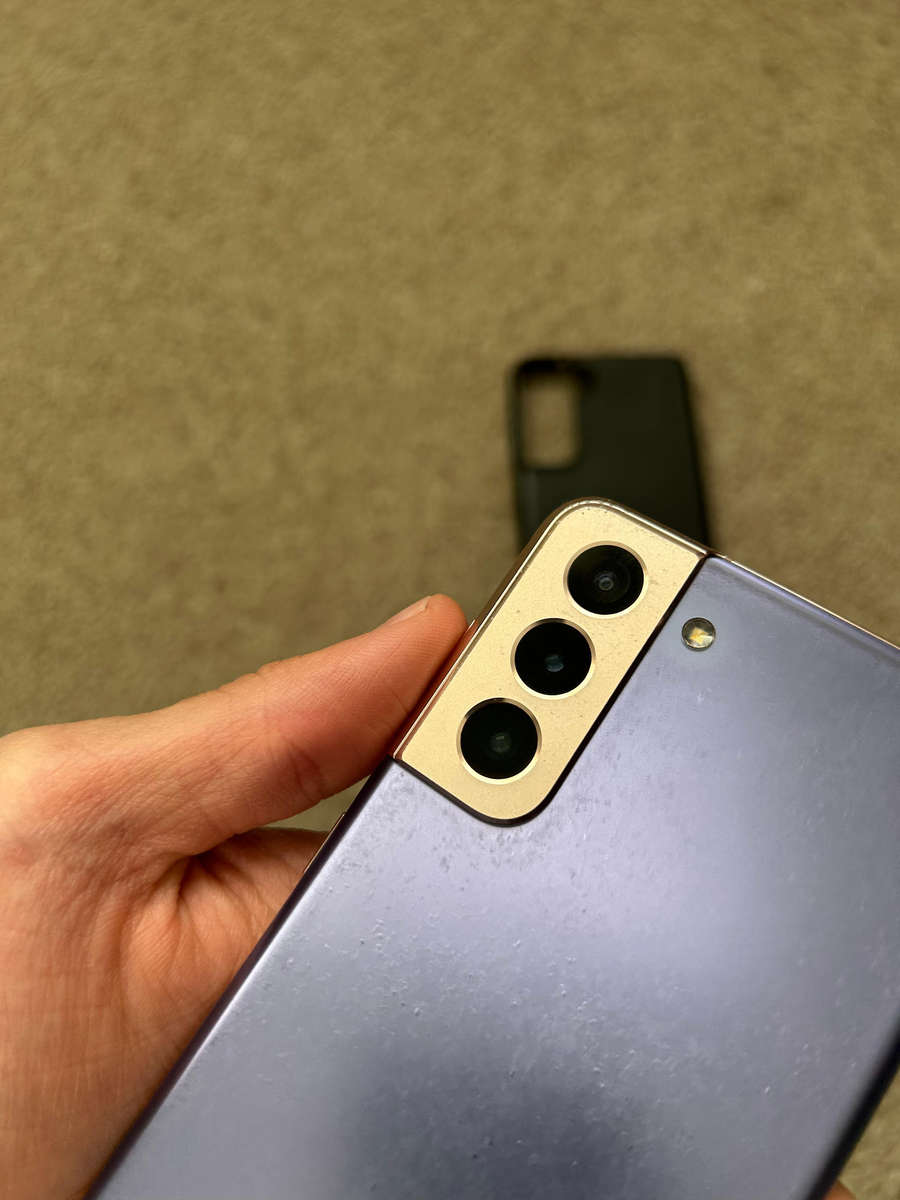 Samsung S21 5G 256gb Dual SIM phantom violet with cover