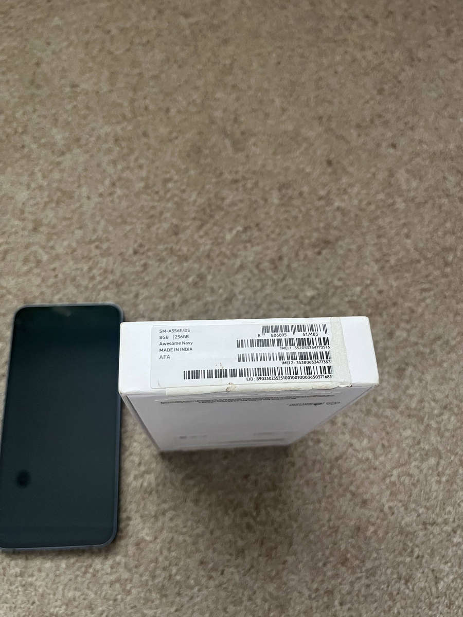 Samsung A55 5G 256gb 8gb ram Dual sim excellent condition with box