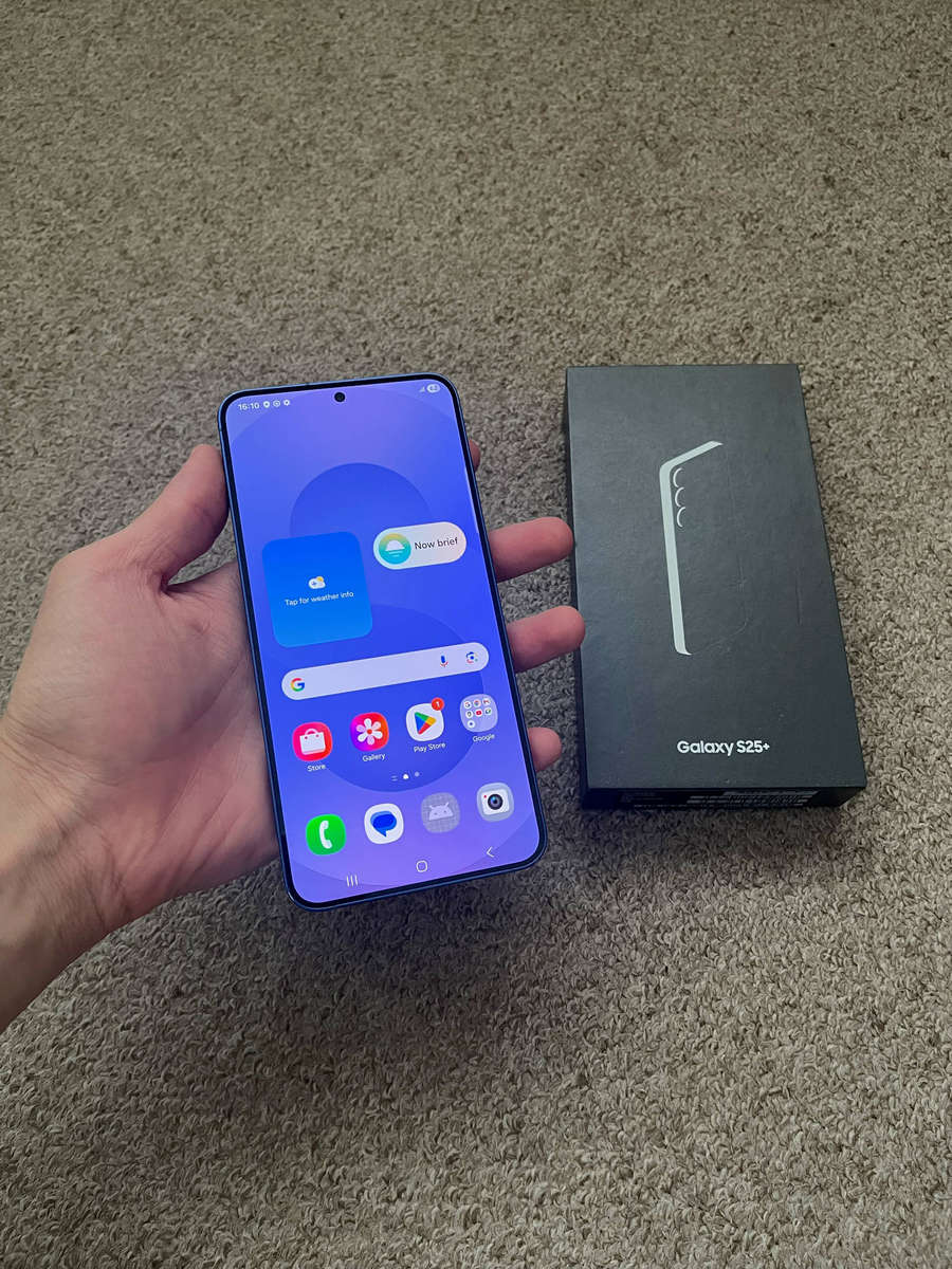 Samsung S25 Plus 5G 256gb 12gb ram Dual sim with box excellent condition