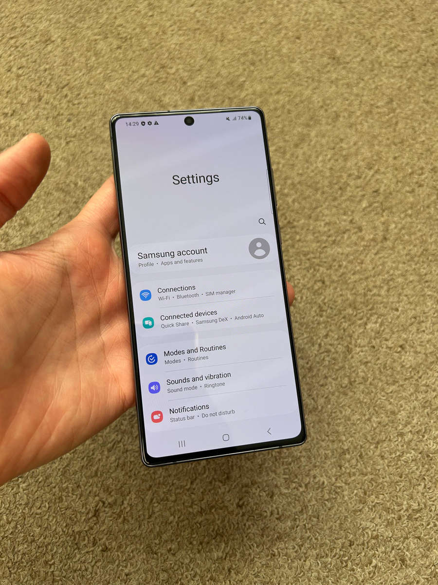 Samsung Note 20 256gb 8gb ram Dual sim