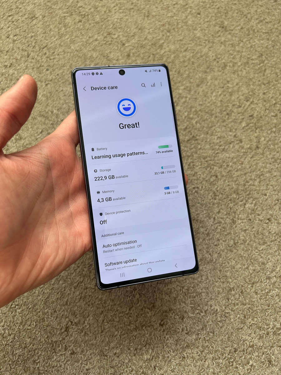 Samsung Note 20 256gb 8gb ram Dual sim