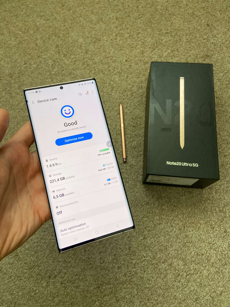Samsung Note 20 Ultra 5G 256gb 12gb ram Dual sim Good condition with box