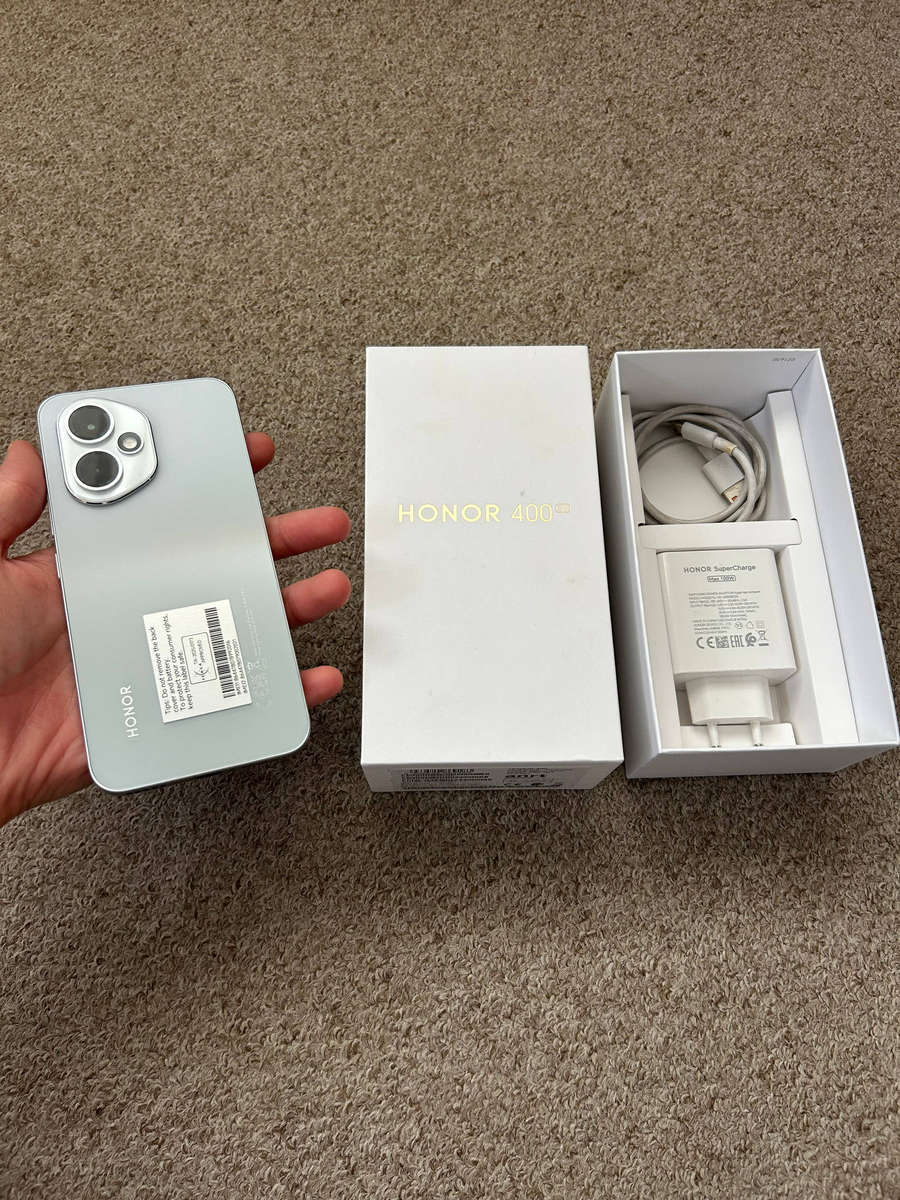 HONOR 400 5G 512GB Dual Sim - Meteor Silver good condition with box and 100W charger