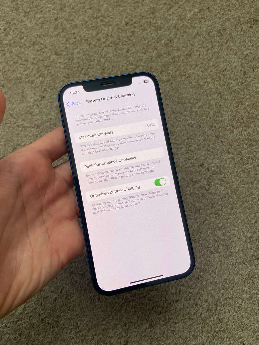 iPhone 12 64gb Dual sim good condition