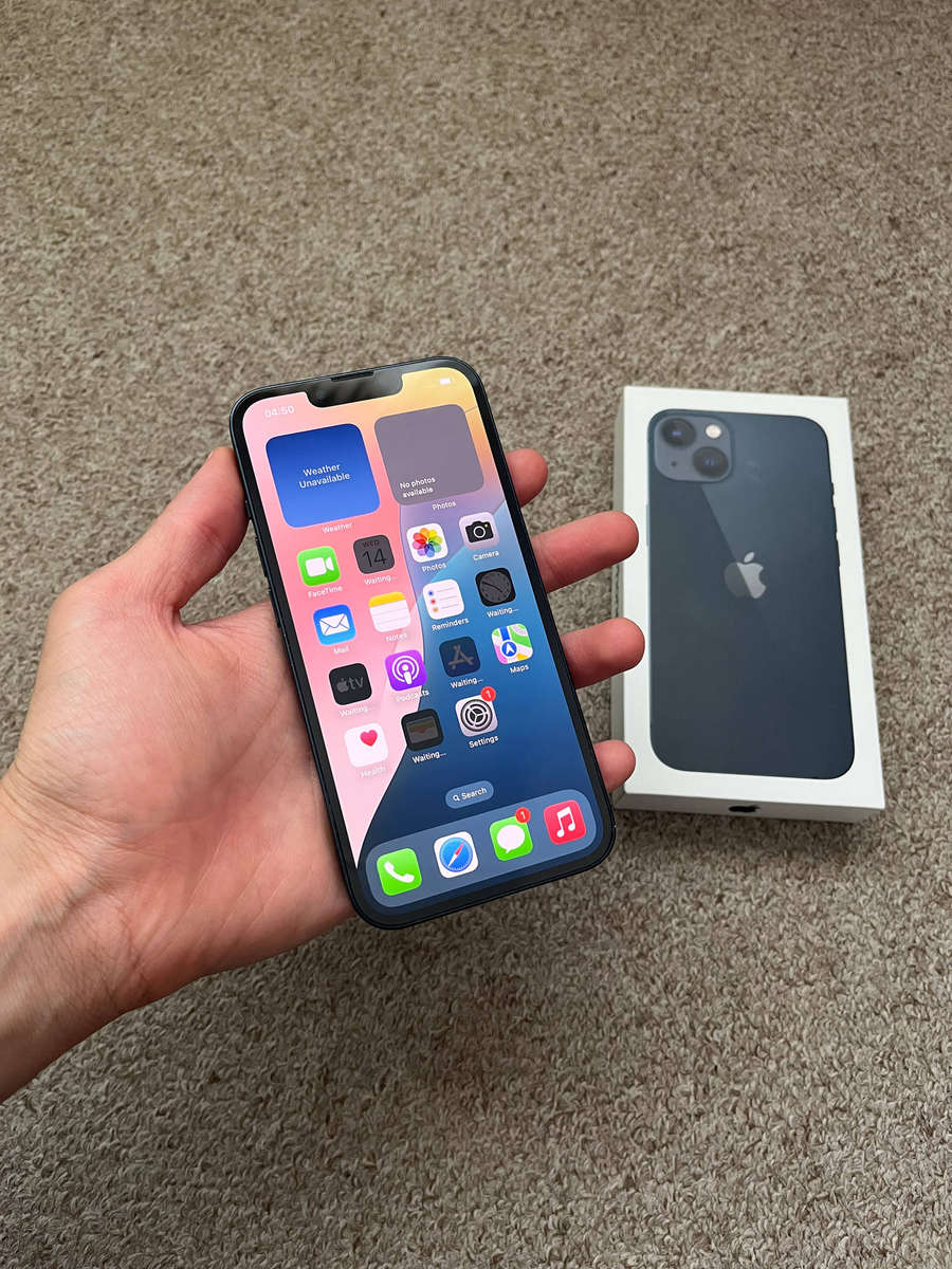 iPhone 13 128gb Dual sim good condition with box and cable 89% battery health