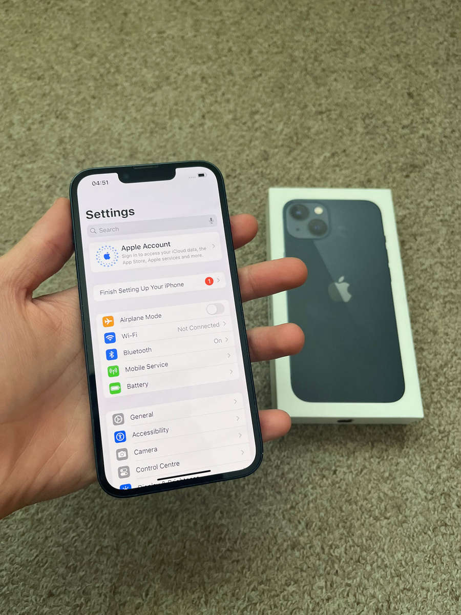 iPhone 13 128gb Dual sim good condition with box and cable 89% battery health