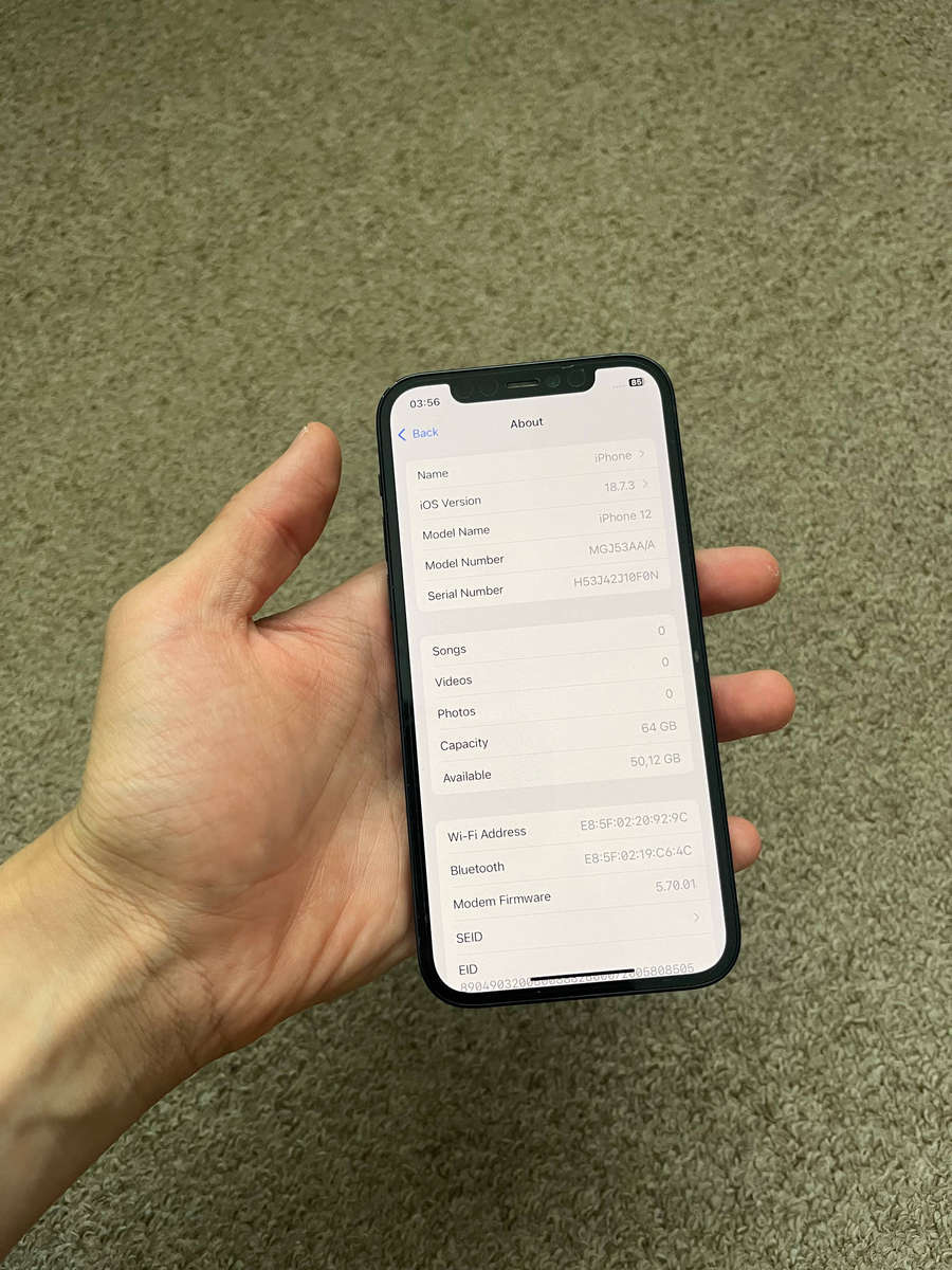 iPhone 12 64gb Dual sim good condition