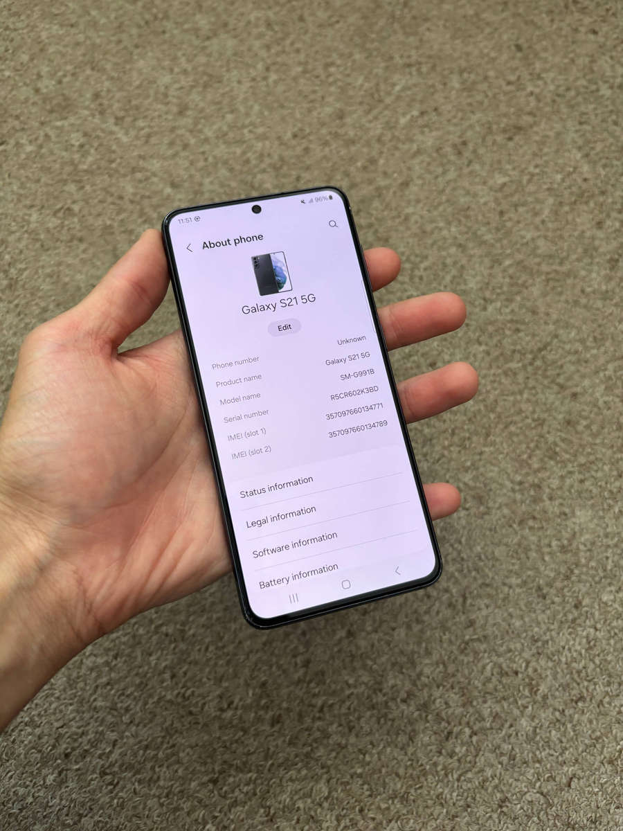 Samsung S21 5G 256gb 8gb ram
