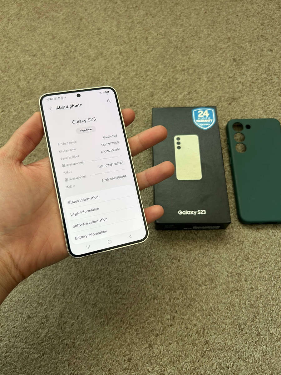 Samsung S23 256gb Dual sim 8gb ram Excellent condition with box and cover