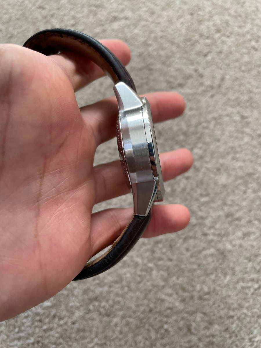 Raymond Weil Freelancer Automatic Chronograph Stainless Steel Silver Dial Brown Leather Day/Date Men