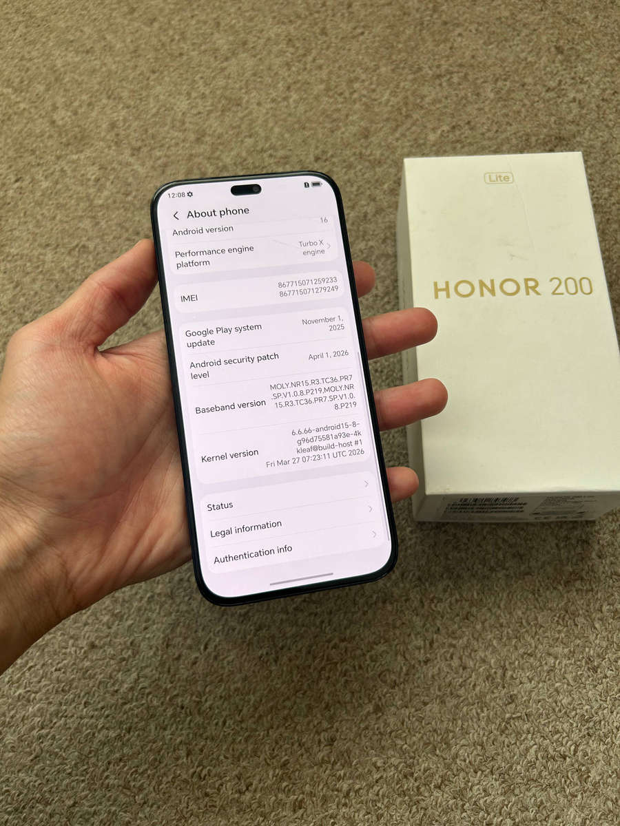 Honor 200 Lite 5G 256gb 12gb ram dual sim with box