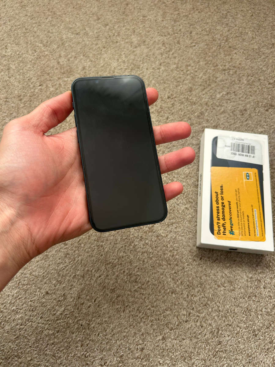 iPhone 13 mini 128gb Dual SIM with box and cover