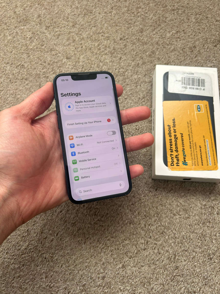 iPhone 13 mini 128gb Dual SIM with box and cover