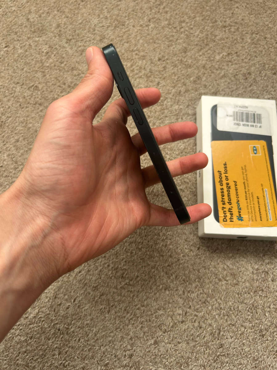 iPhone 13 mini 128gb Dual SIM with box and cover