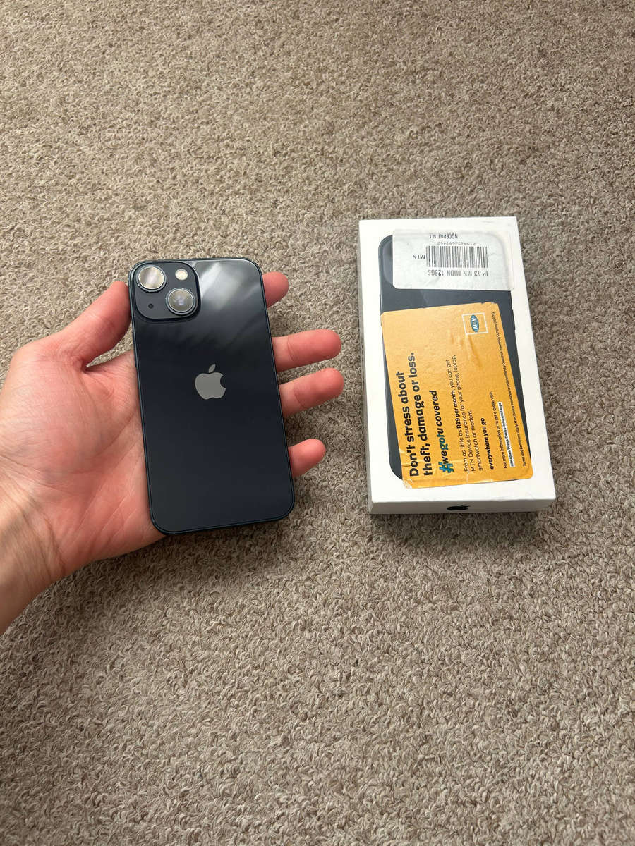 iPhone 13 mini 128gb Dual SIM with box and cover
